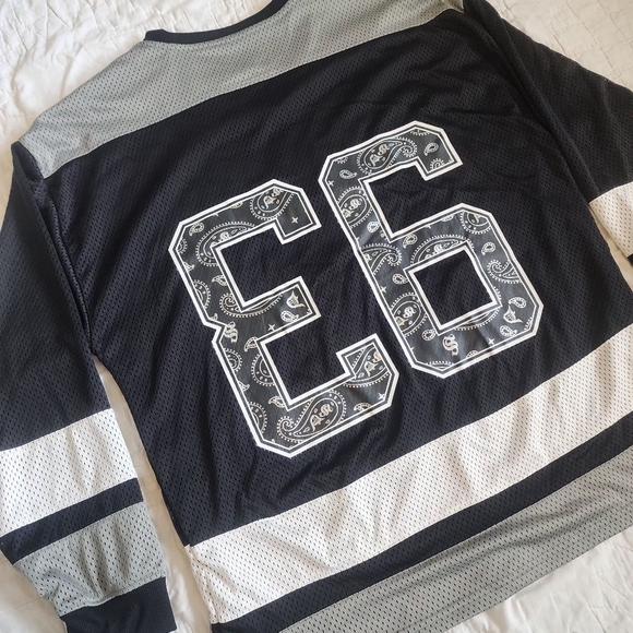 🔥Rare Misprint Dogg Supply by Snoop Dogg Jersey - Upside Down 93- Black/Gray 🔥 - Picture 10 of 16